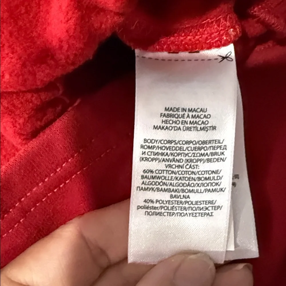 Polo Ralph Lauren girls Red Bear Dress and White Tee Set size M 8-10 - Picture 6 of 11